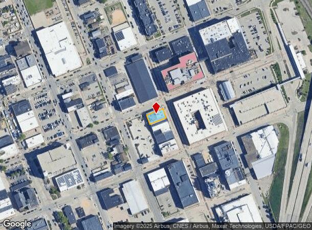 168 E 10Th St, Dubuque, IA Parcel Map