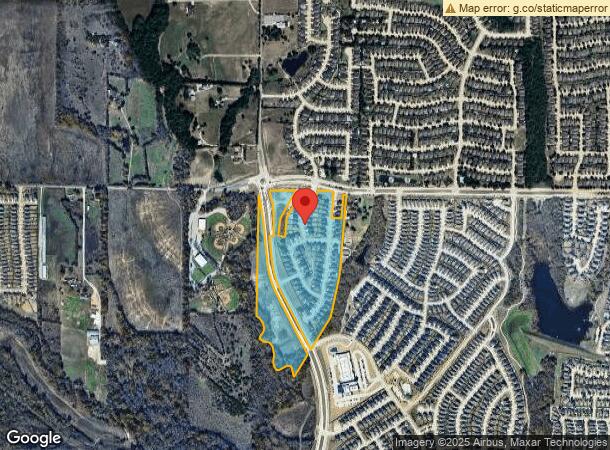  5815 County Road 161, Mckinney, TX Parcel Map