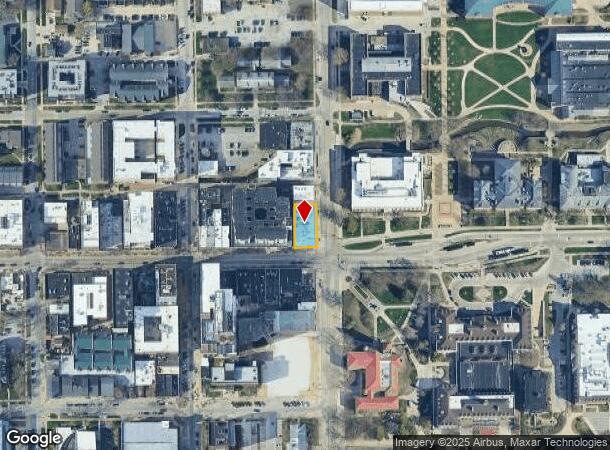  622 E Green St, Champaign, IL Parcel Map