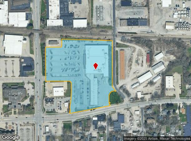  114 N Vine St, Urbana, IL Parcel Map