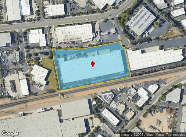  250 Airport Cir, Corona, CA Parcel Map