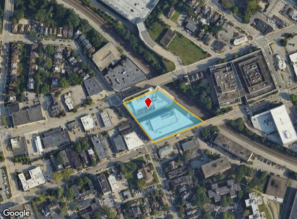 5051 Centre Ave, Pittsburgh, PA Parcel Map