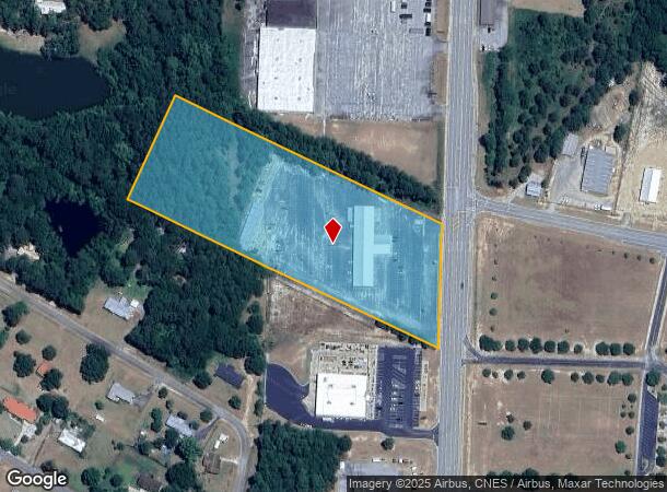  684 S Main St, Swainsboro, GA Parcel Map