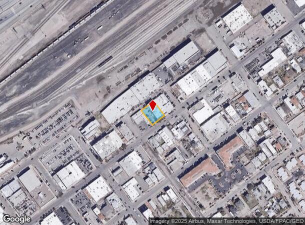  909 Texas Ave, El Paso, TX Parcel Map