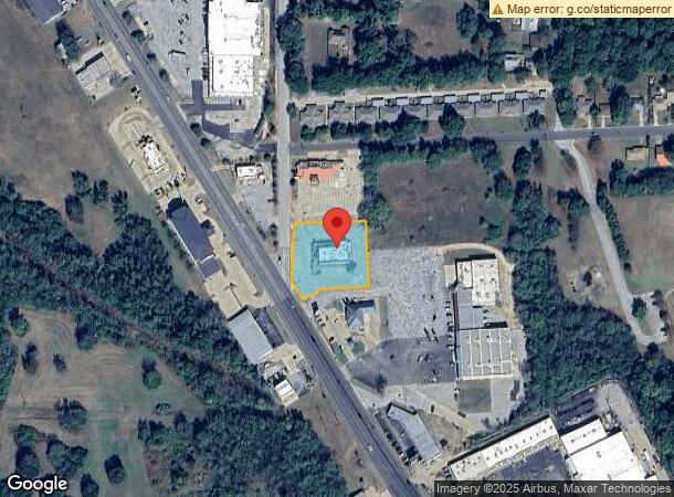  1702 S Jackson St, Jacksonville, TX Parcel Map