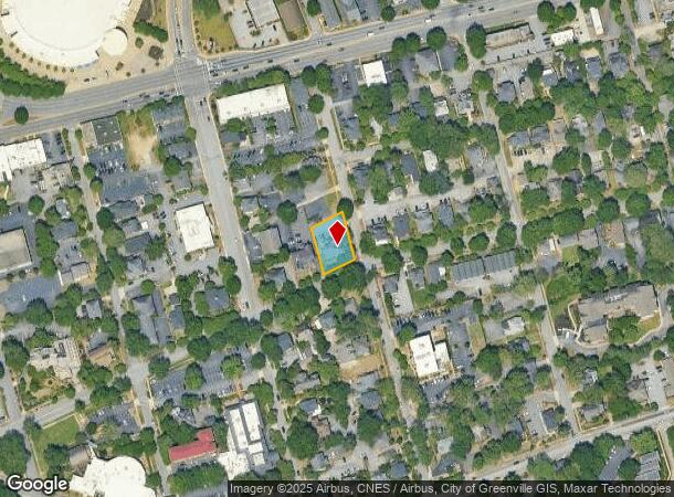 311 Pettigru St, Greenville, SC Parcel Map