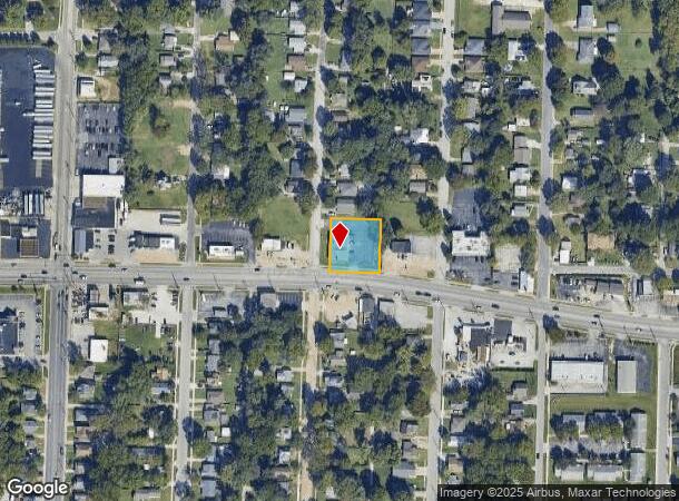 1305 E Kearney St, Springfield, MO Parcel Map