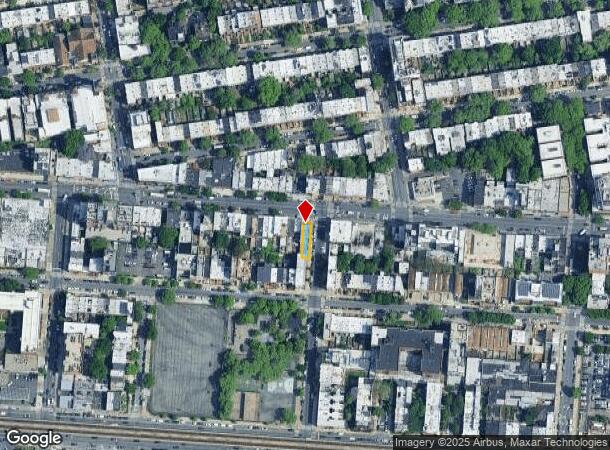  1490 Fulton St, Brooklyn, NY Parcel Map