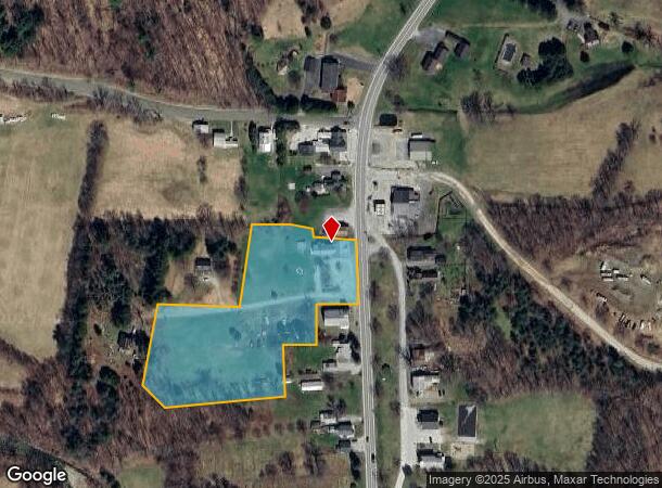 3911 Route 100, Pittsfield, VT Parcel Map