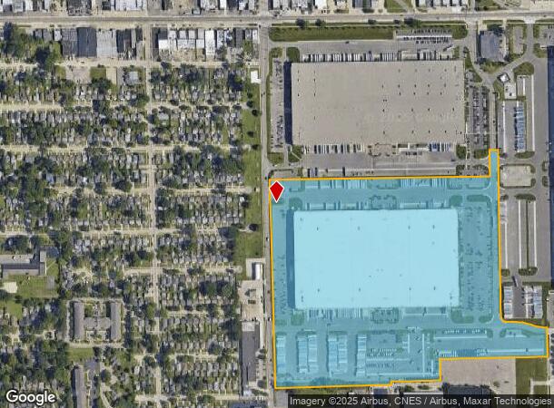  1420 E 10 Mile Rd, Hazel Park, MI Parcel Map