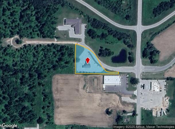 253 W Old Orchard Trl, Coleman, MI Parcel Map