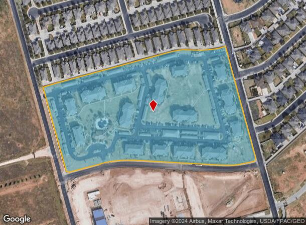  3200 Bromley Pl, Midland, TX Parcel Map