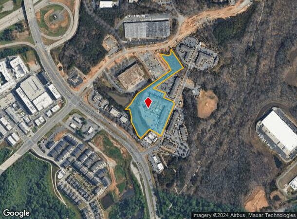  1655 Oak Farm Dr, Alpharetta, GA Parcel Map