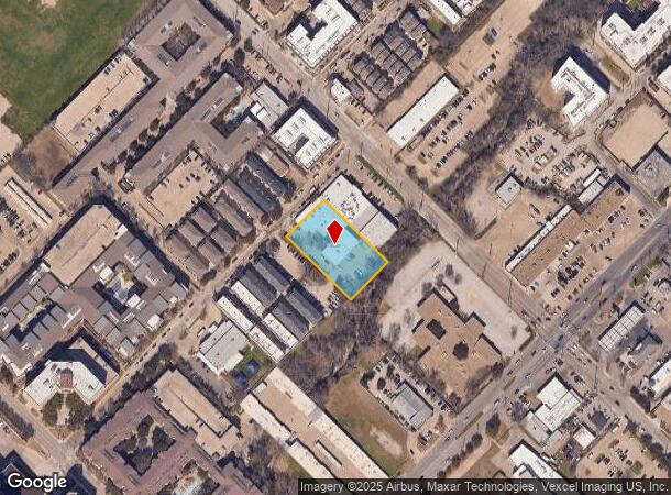  2424 Stutz Dr, Dallas, TX Parcel Map