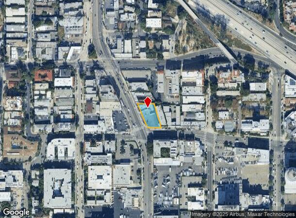 1800 N Cahuenga Blvd, Los Angeles, CA Parcel Map