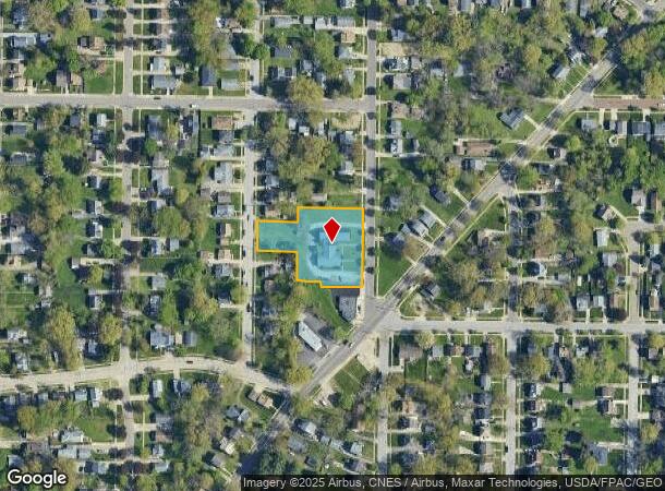  1130 Mercer Ave, Akron, OH Parcel Map
