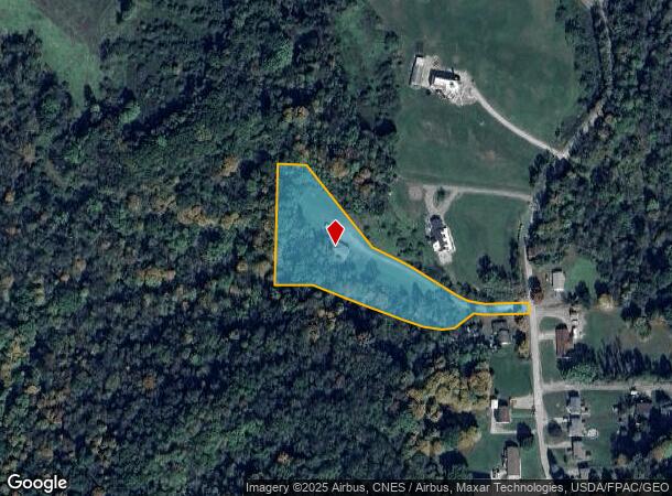 1066 Halls Rd, Colliers, WV Parcel Map