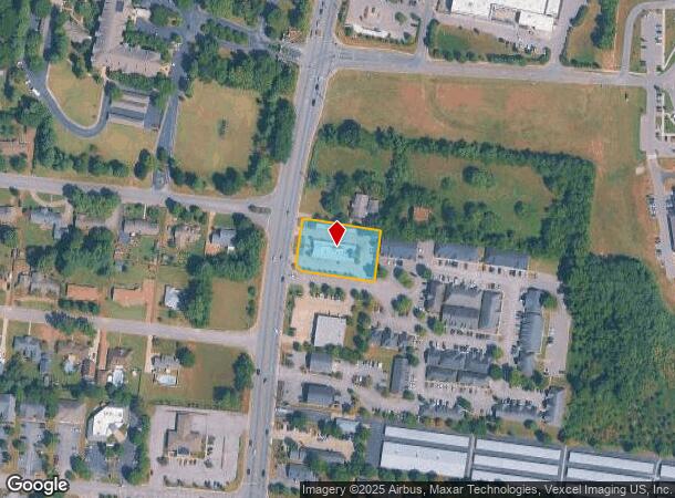  1918 Memorial Blvd, Murfreesboro, TN Parcel Map