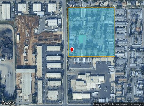  4144 N Valentine Ave, Fresno, CA Parcel Map