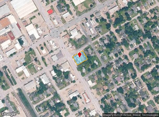 200 S Kaufman St, Ennis, TX Parcel Map
