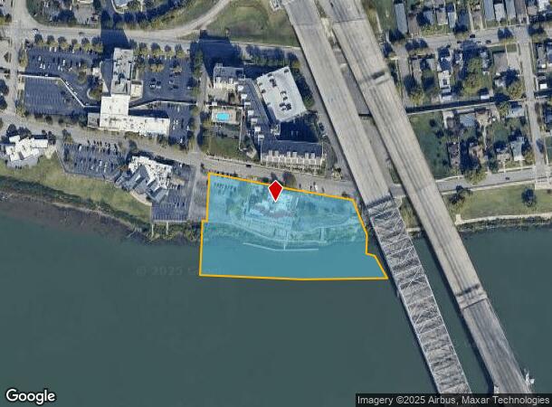 601 W Riverside Dr, Jeffersonville, IN Parcel Map
