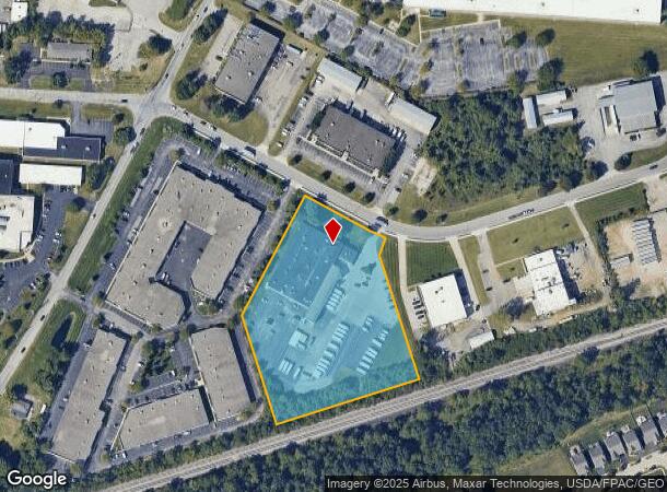  1275 Research Rd, Columbus, OH Parcel Map