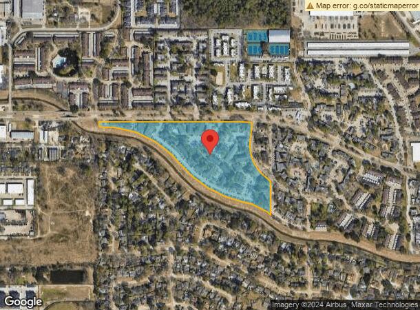  5801 W Sunforest Dr, Houston, TX Parcel Map