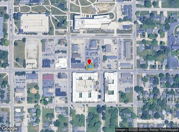 1608 W University Ave, Muncie, IN Parcel Map