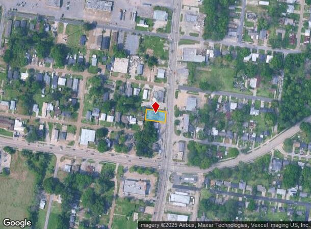  1405 Moss St, Lafayette, LA Parcel Map