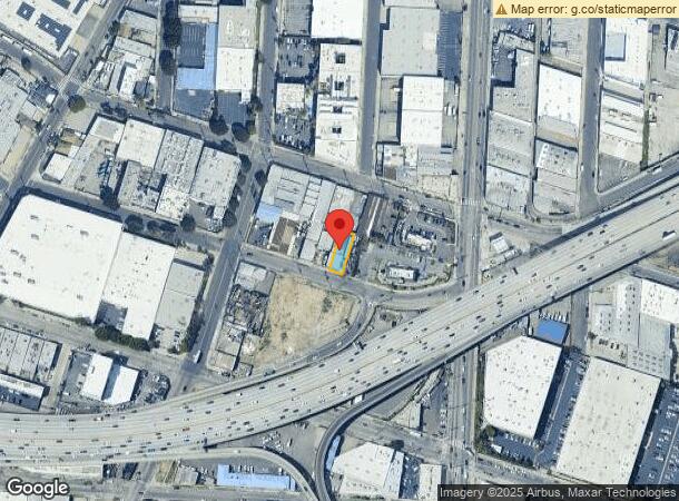  1725 Newton St, Los Angeles, CA Parcel Map