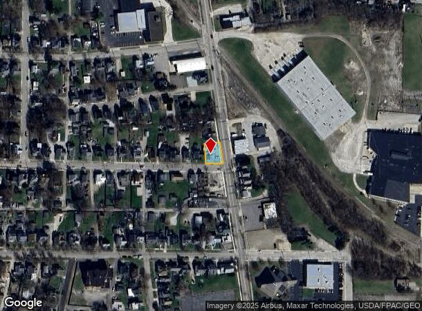  702 Cottage St, Ashland, OH Parcel Map