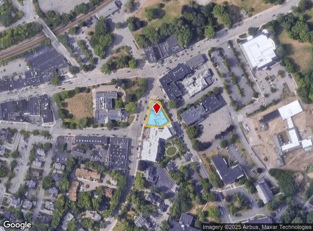 570 Washington St, Wellesley, MA Parcel Map