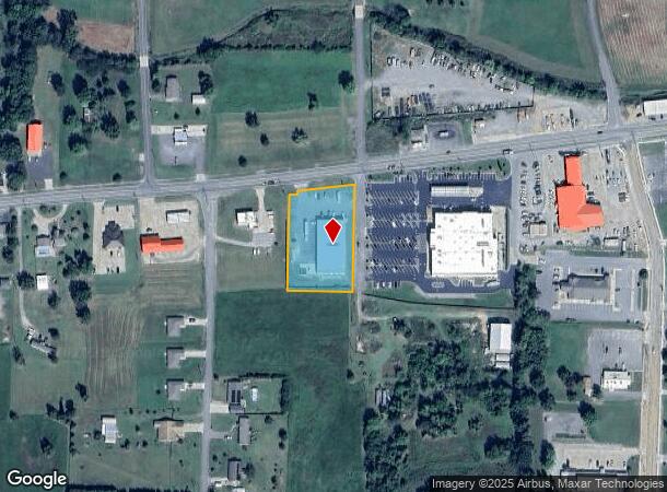  1082 Main St, Vilonia, AR Parcel Map