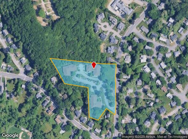  1035 Central Ave, Needham, MA Parcel Map