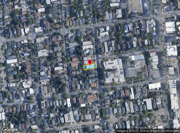 1634 Milvia St, Berkeley, CA Parcel Map