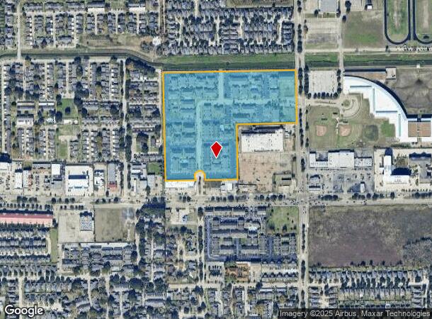 6700 S Dairy Ashford Rd, Houston, TX Parcel Map