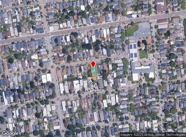  1628 Tyler St, Berkeley, CA Parcel Map
