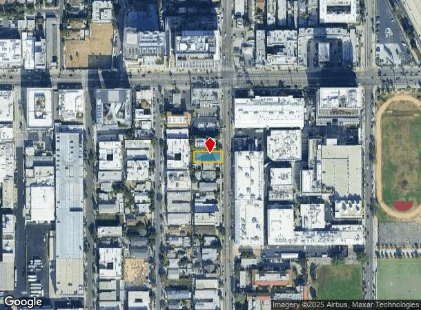 1449 N Bronson Ave, Los Angeles, CA Parcel Map
