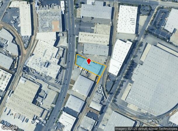  2060 Garfield Ave, Commerce, CA Parcel Map