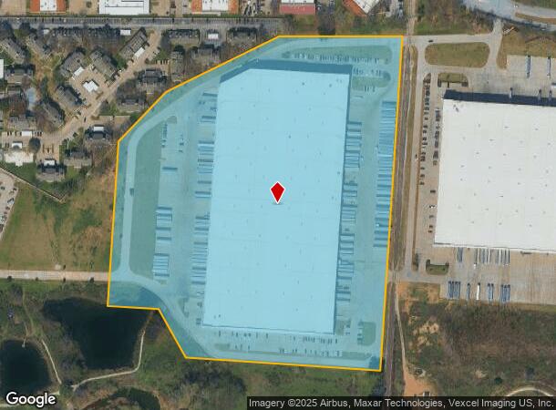  1400 N Highway 360, Grand Prairie, TX Parcel Map