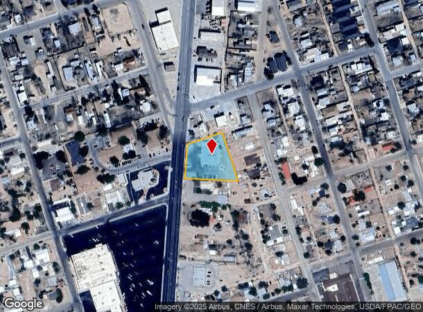  1206 S Stockton Ave, Monahans, TX Parcel Map