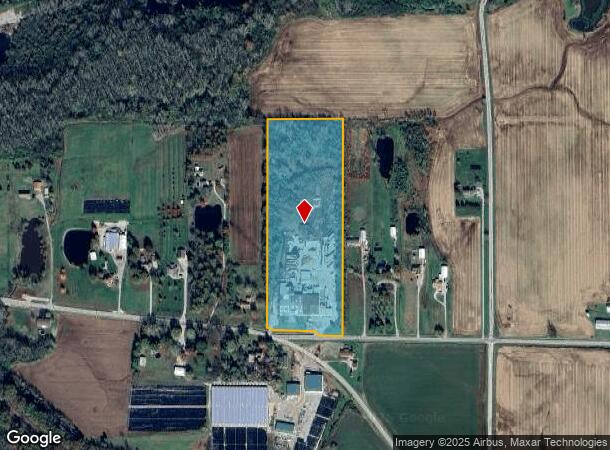  8801 Darmstsdt Rd, New Athens, IL Parcel Map