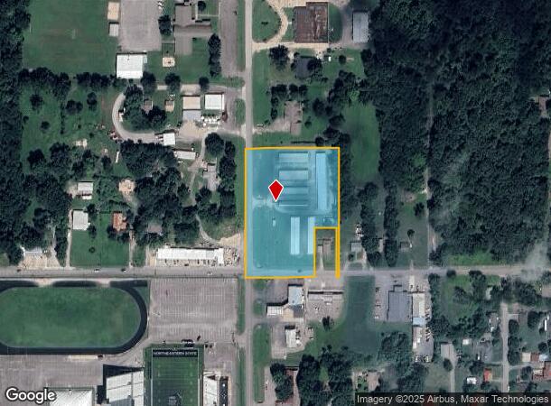  1502 N Grand Ave, Tahlequah, OK Parcel Map