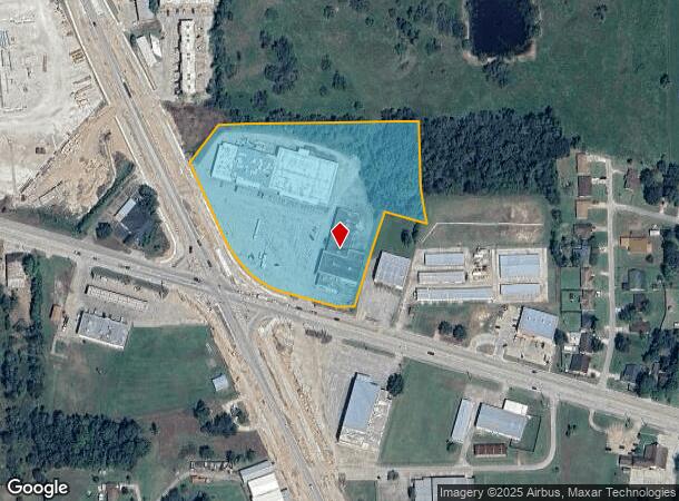  664 W Brazos Ave, West Columbia, TX Parcel Map