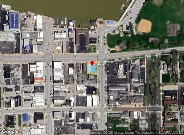 128 E Perry St, Port Clinton, OH Parcel Map