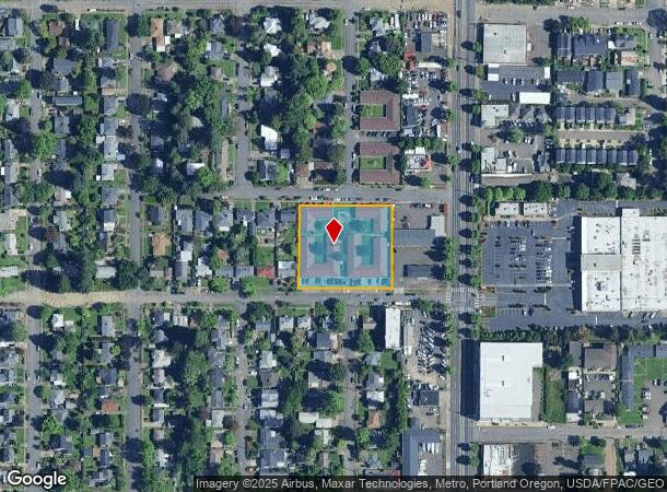 8018 Se Taggart St, Portland, OR Parcel Map