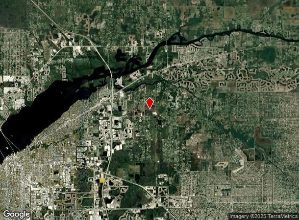  2575 North Shore Ave, North Fort Myers, FL Parcel Map