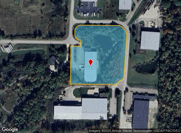 350 Harris Dr, Moreland Hills, OH Parcel Map