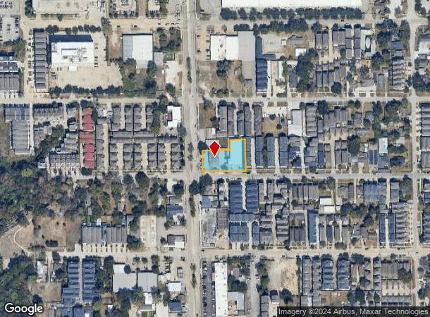  2410 Ella Blvd, Houston, TX Parcel Map