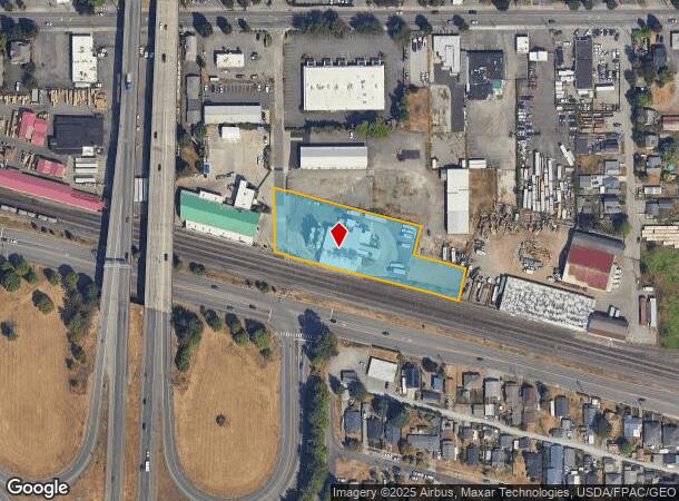 213 10Th St Se, Puyallup, WA Parcel Map